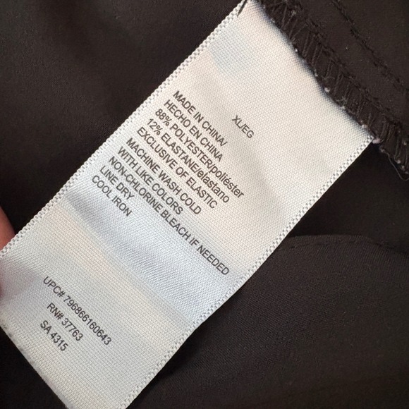 Rafaella Comfort Women's Black Pants XL Extra Large Elastic Waist Pull On - Picture 4 of 7